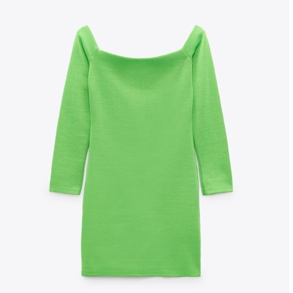 ZARA off the shoulder dress size medium - Picture 2 of 4